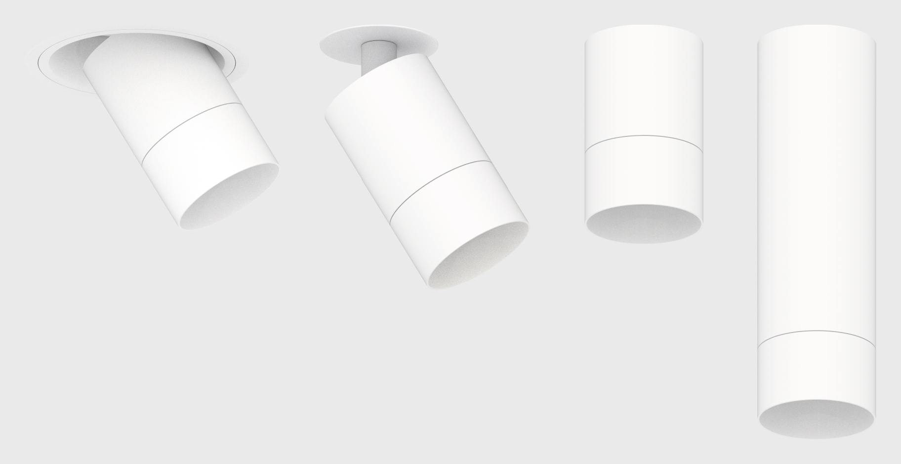 Our Index 60mm Range of ceiling mounted fixtures